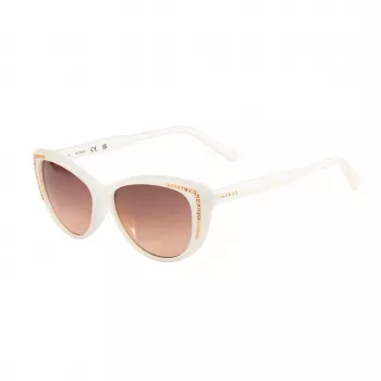 GUESS Damen-Sonnenbrille GO00006-5621F Havana Acetat Braun Verlauf UV400 56mm