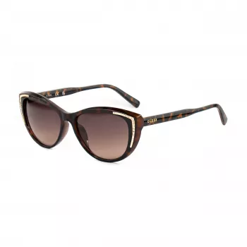 GUESS Damen-Sonnenbrille GO00006-5652F Brown Havana Oversized Square