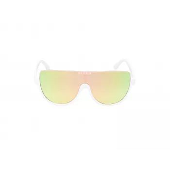 GUESS Damen-Sonnenbrille GO00033-0021B Schwarzer Katzenaugenrahmen Graue Gläser 56mm