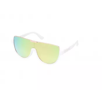 GUESS Damen-Sonnenbrille GO00033-0021B Schwarzer Katzenaugenrahmen Graue Gläser 56mm