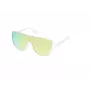 GUESS Damen-Sonnenbrille GO00033-0021B Schwarzer Katzenaugenrahmen Graue Gläser 56mm
