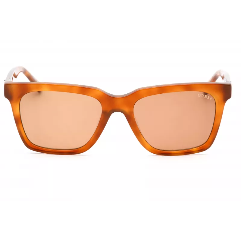 GUESS Damen-Sonnenbrille GU00064-56E Havana/Braun Square Frame 53mm