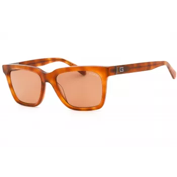GUESS Damen-Sonnenbrille GU00064-56E Havana/Braun Square Frame 53mm