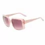 GUESS Damen-Sonnenbrille GU00097-5357F Square Shiny Black Gradient Smoke 53mm