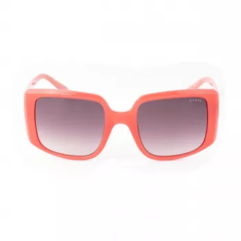 GUESS Damen-Sonnenbrille GU00097-5372F - Glänzend schwarzer Rahmen, Verlaufsglas Smoke, 53 mm