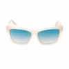 GUESS Damen-Sonnenbrille GU00098-5525P - Eckiges Gestell, polarisierte Gläser, UV400-Schutz