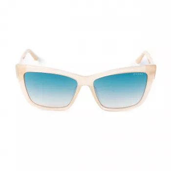 GUESS Damen-Sonnenbrille GU00098-5525P - Eckiges Gestell, polarisierte Gläser, UV400-Schutz