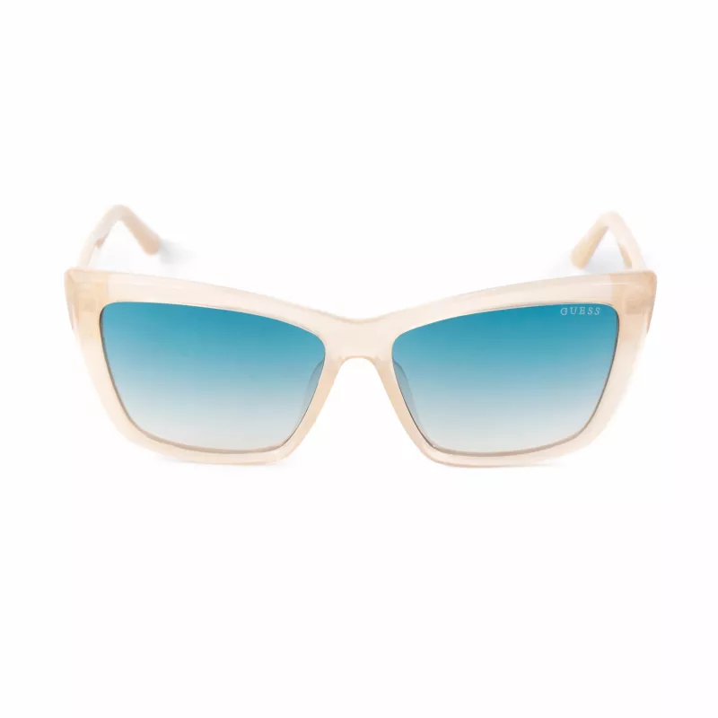 GUESS Damen-Sonnenbrille GU00098-5525P - Eckiges Gestell, polarisierte Gläser, UV400-Schutz