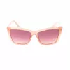 GUESS Damen-Sonnenbrille GU00098-5557F Havana Acetat eckiger Rahmen braun getönte Gläser 55/14/135 mm