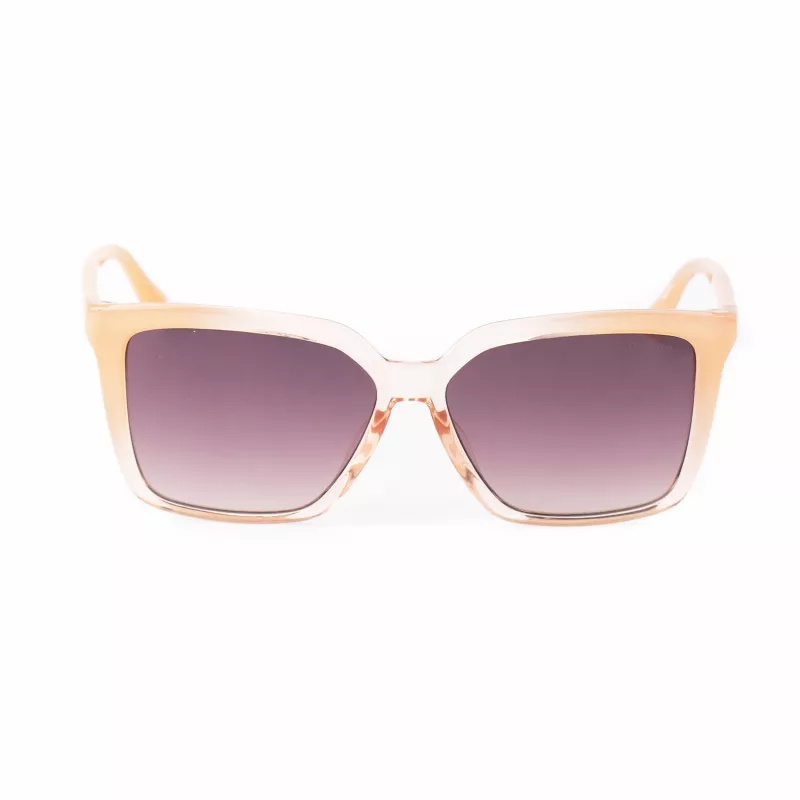 GUESS Damen-Sonnenbrille GU00099-5525F Havana Square Gradient Brown