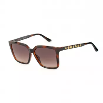 GUESS Damen-Sonnenbrille GU00099-5552F Havana Acetat Braun Verlauf UV400
