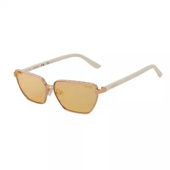 GUESS Damen-Sonnenbrille GU00106-5921E Havana Square Frame Brown Gradient Lens 59mm