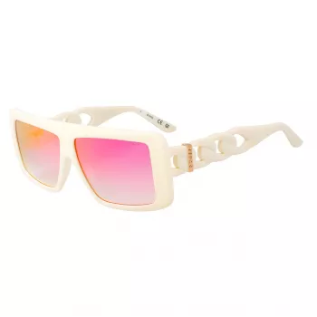 GUESS Damen-Sonnenbrille GU00109-6021Z Shiny Black Gradient Smoke 60/10/130 mm