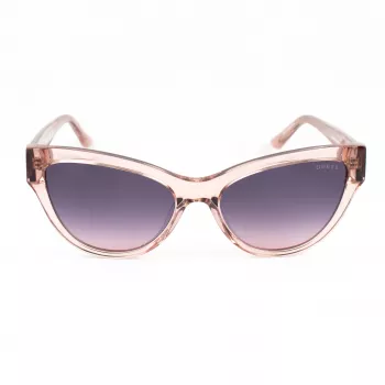 GUESS Damen-Sonnenbrille GU00112-5657Z Havana Tortoise Acetat Square Frame 56mm