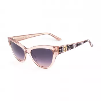 GUESS Damen-Sonnenbrille GU00112-5657Z Havana Tortoise Acetat Square Frame 56mm