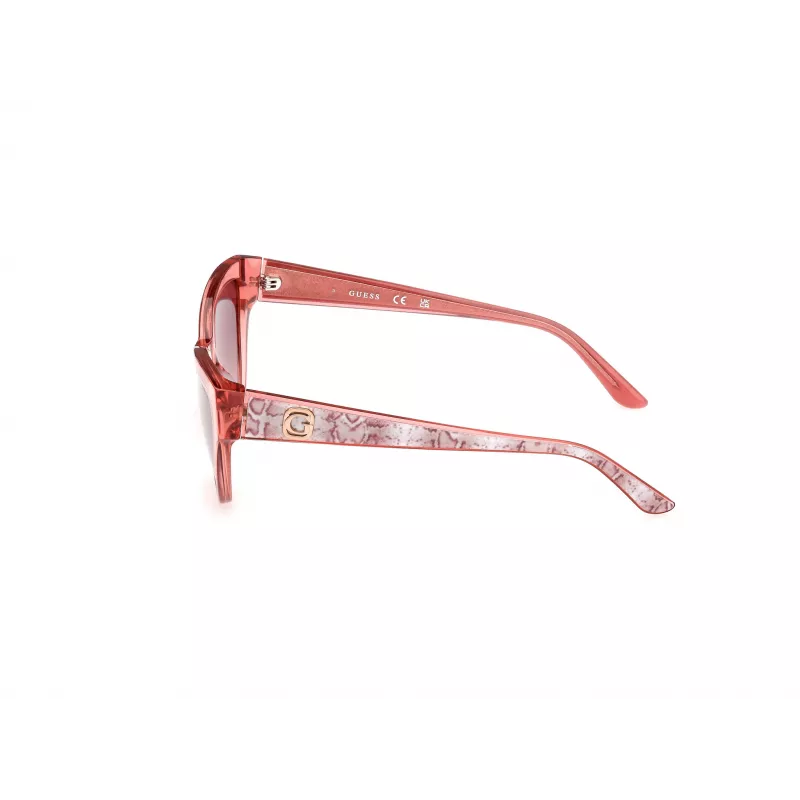 GUESS Damen-Sonnenbrille GU00112-5672T Shiny Dark Havana Braun Verlauf 56mm