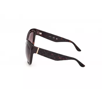 GUESS Damen-Sonnenbrille GU00130-6152F - Glänzend schwarzer Rahmen, Verlaufsglas Smoke