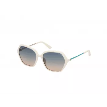 GUESS Damen-Sonnenbrille GU00134-5521P Square Acetat Polarisiert UV400