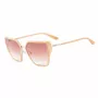 GUESS Damen-Sonnenbrille GU00146-5957F Oversized Square Havana Braun Gradient Glas 59mm