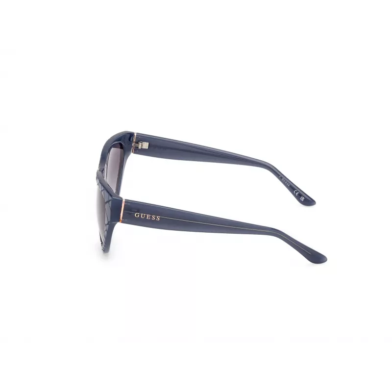 GUESS Damen-Sonnenbrille GU00151-5784B Butterfly Havana Braun Gradient UV400