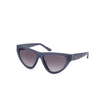 GUESS Damen-Sonnenbrille GU00151-5784B Butterfly Havana Braun Gradient UV400