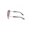 GUESS Damen-Sonnenbrille GU00159-6328B - Brown Havana Butterfly-Fassung, Gradient-Gläser (63/17/130 mm)