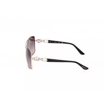 GUESS Damen-Sonnenbrille GU00159-6328B - Brown Havana Butterfly-Fassung, Gradient-Gläser (63/17/130 mm)