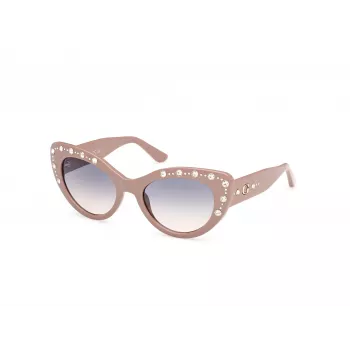 GUESS Damen-Sonnenbrille GU00163-5457W Brown Havana Gradient 54mm