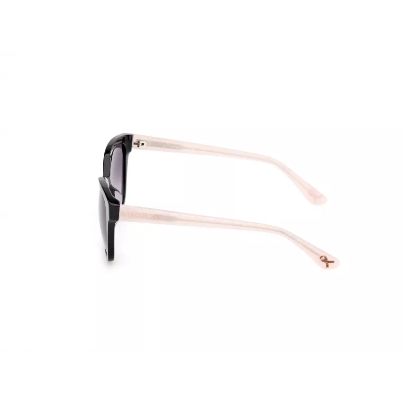 GUESS Damen-Sonnenbrille GU00164H5601B - Schwarzer Rahmen, Smoke-Gradient-Gläser, 56/17/135 mm