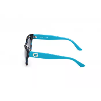 GUESS Damen-Sonnenbrille GU00203H5687P Havana Braun Polarisiert Acetat 56mm