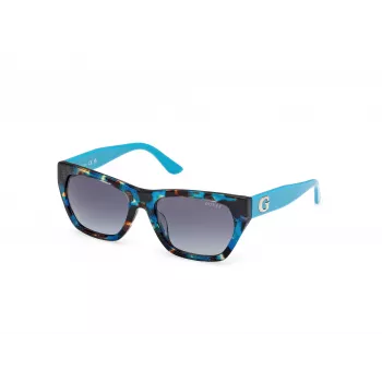 GUESS Damen-Sonnenbrille GU00203H5687P Havana Braun Polarisiert Acetat 56mm