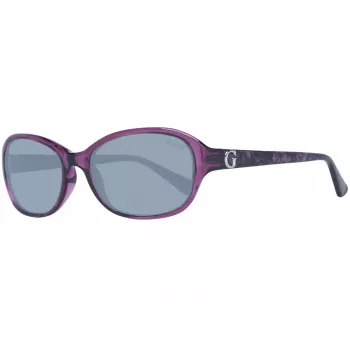 GUESS Damen-Sonnenbrille GU7356PUR-357 Glänzendes Violett Butterfly/Cat Eye 57mm