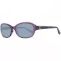 GUESS Damen-Sonnenbrille GU7356PUR-357 Glänzendes Violett Butterfly/Cat Eye 57mm