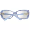 GUESS Damen-Sonnenbrille GU7453-5690C Butterfly/Cat Eye Shiny Black Frame Smoke Gradient Lens 56/17/135 mm