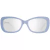 GUESS Damen-Sonnenbrille GU7453-5690C Butterfly/Cat Eye Shiny Black Frame Smoke Gradient Lens 56/17/135 mm