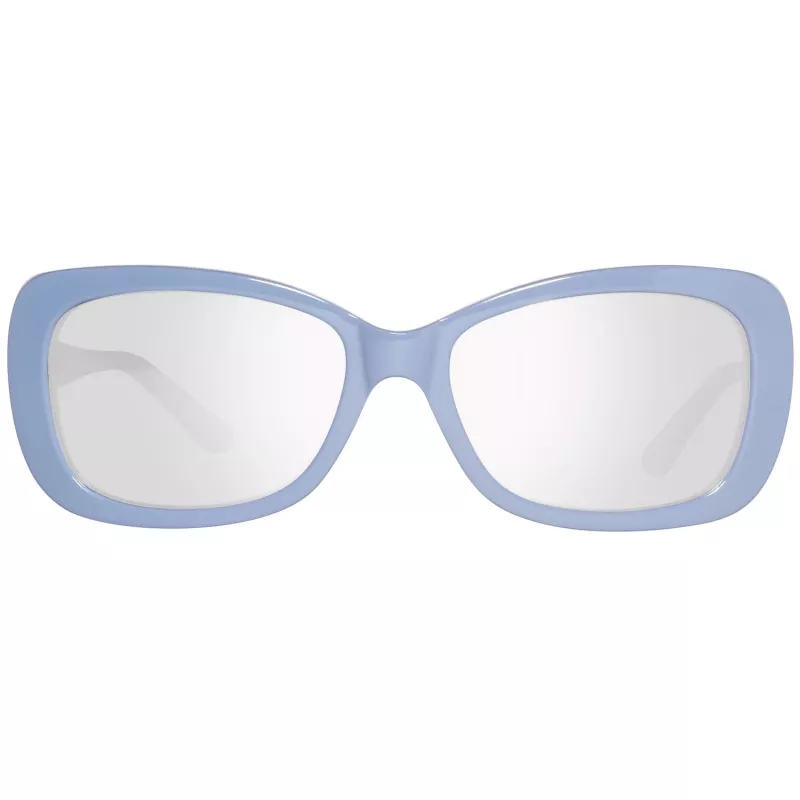 GUESS Damen-Sonnenbrille GU7453-5690C Butterfly/Cat Eye Shiny Black Frame Smoke Gradient Lens 56/17/135 mm