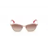 GUESS Damen-Sonnenbrille GU7639-28F Gold Butterfly/Cat-Eye Rahmen Braune Gradienten-Gläser UV400