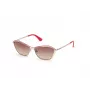 GUESS Damen-Sonnenbrille GU7639-28F Gold Butterfly/Cat-Eye Rahmen Braune Gradienten-Gläser UV400