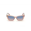GUESS Damen-Sonnenbrille GU7774-5574W Braun Havana Square Frame 55mm