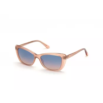 GUESS Damen-Sonnenbrille GU7774-5574W Braun Havana Square Frame 55mm