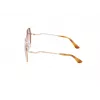 GUESS Damensonnenbrille GU7843S6133F - Havana Vollrand Quadratisch, Braune Gradientengläser, 61/18/135 mm