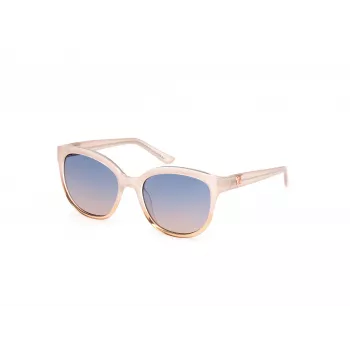 GUESS Damen-Sonnenbrille GU7877-5657B Havana Butterfly 56mm