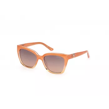 GUESS Damen-Sonnenbrille GU7878-5544F Havana Brown Gradient Butterfly Square