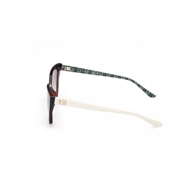GUESS Damen-Sonnenbrille GU7919-5852P - Eckiges Gestell, polarisierte Smoke-Gläser, 58 mm