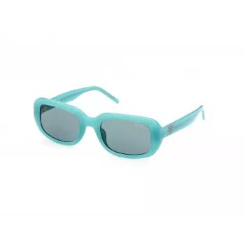 GUESS Damen-Sonnenbrille GU82505487N Braun Schildpatt Oversized Square 54mm