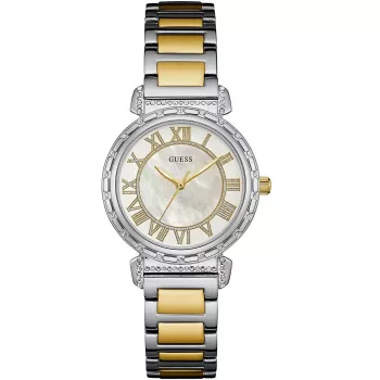 GUESS Damenuhr W0831L3 Chelsea Roségold-Edelstahl 34mm