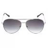 GUESS Damen Sonnenbrille GF0399-01B Schwarzer Kunststoffrahmen Graue Polycarbonat-Gläser 62mm