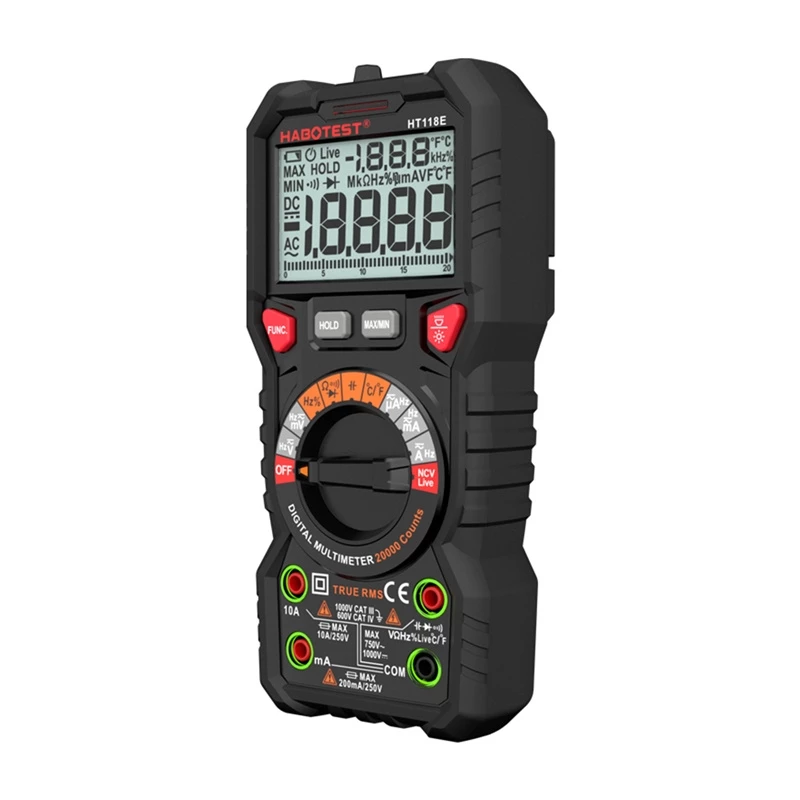 Habotest HT118E Universal-Digitalmultimeter True RMS NCV