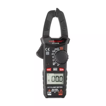 Habotest HT200B Digitalzangenmessgerät, True RMS 6000 Counts, NCV, AC/DC-Spannung, AC-Strom bis 600A, Kapazitäts-, Frequenz- und Temperaturmessung