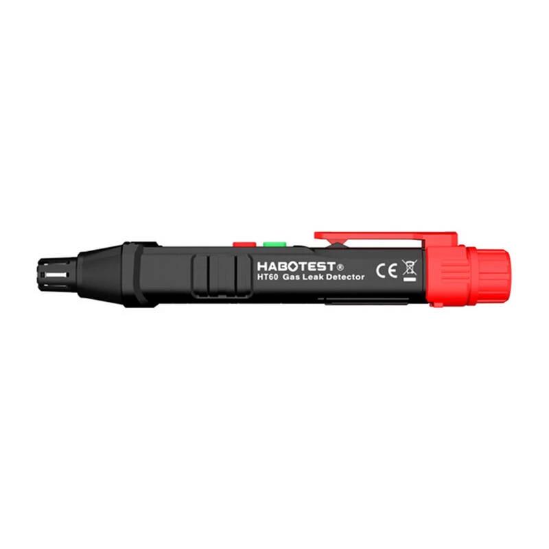 HABOTEST HT60 Gas Leckdetektor mit flexibler Sonde, LCD-Display, akustischem und visuellem Alarm